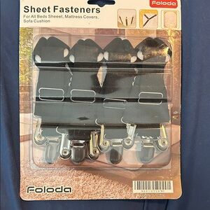 Foloda Black Sheet Fasteners
